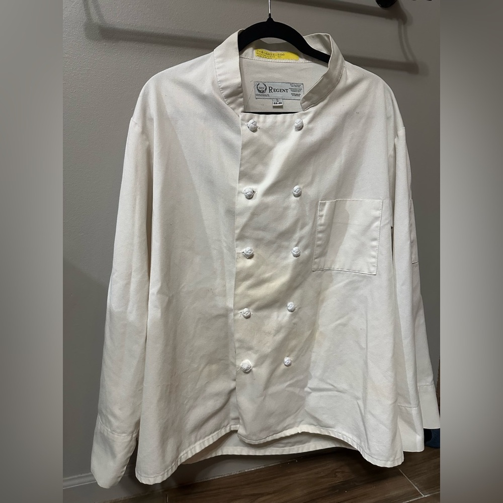 Regent White Chef Jacket - L